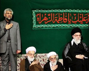 عکس خامنه ایی و جلیلی