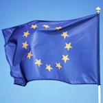 European Union Flag in the Wind